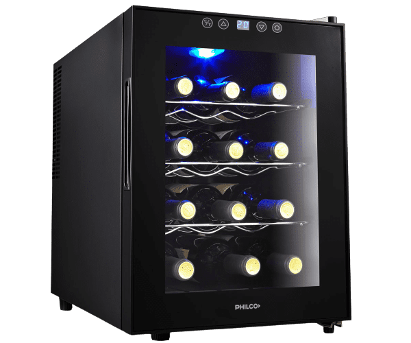Cava de vinos Philco Termoeléctrica 12 botellas